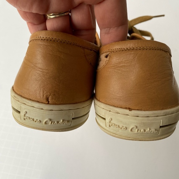 Franco Cuadra Brown casual Women's Python Snakeskin Leather Sneakers US 7-71/2 - Picture 9 of 15